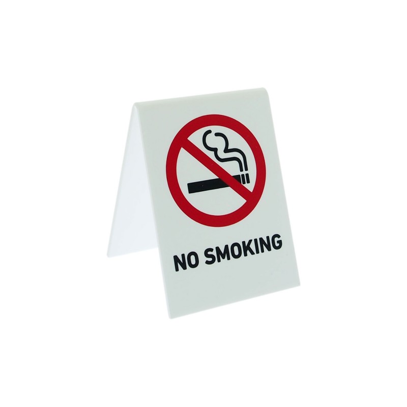 No Smoking Desk Sign